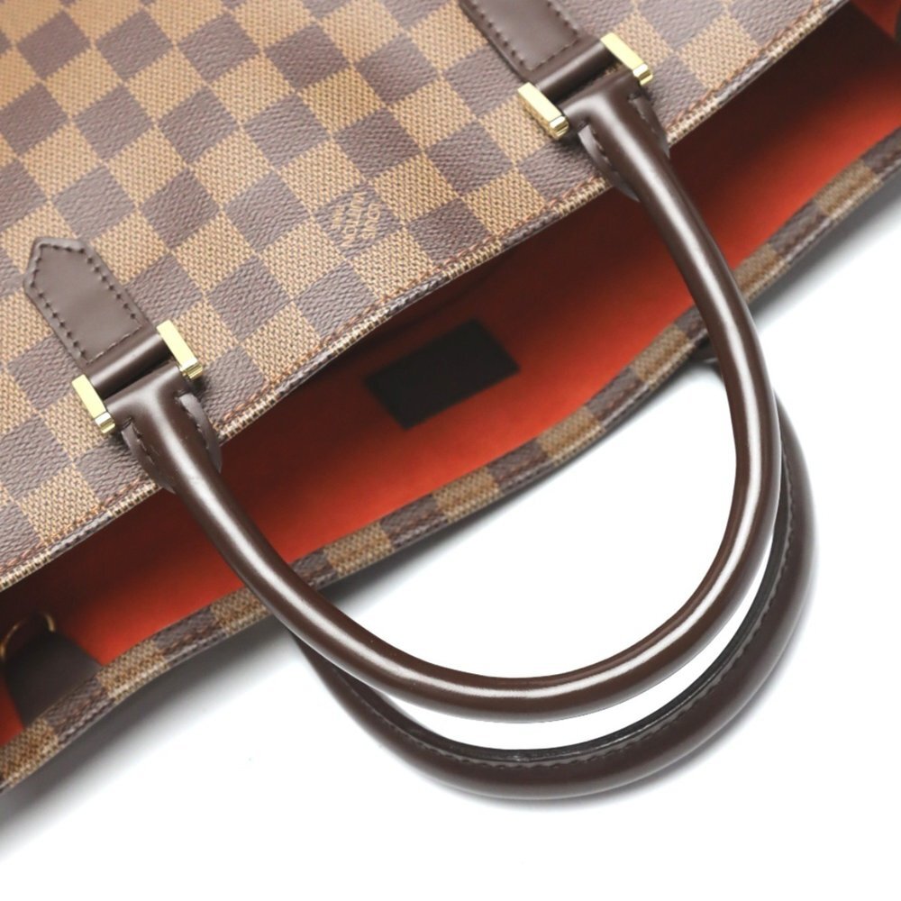 LOUIS VUITTON Brown Damier Canvas Tote Bag - Picture 10 of 15
